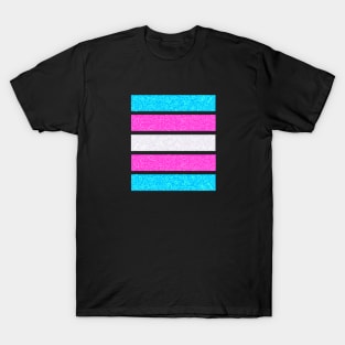 Trans Pride flag floral T-Shirt